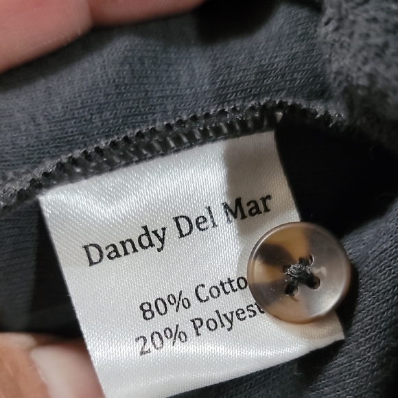 Dandy Del Mar Gaucho Men's Grey Floral Embroidered Casual Shirt - Picture 6 of 8